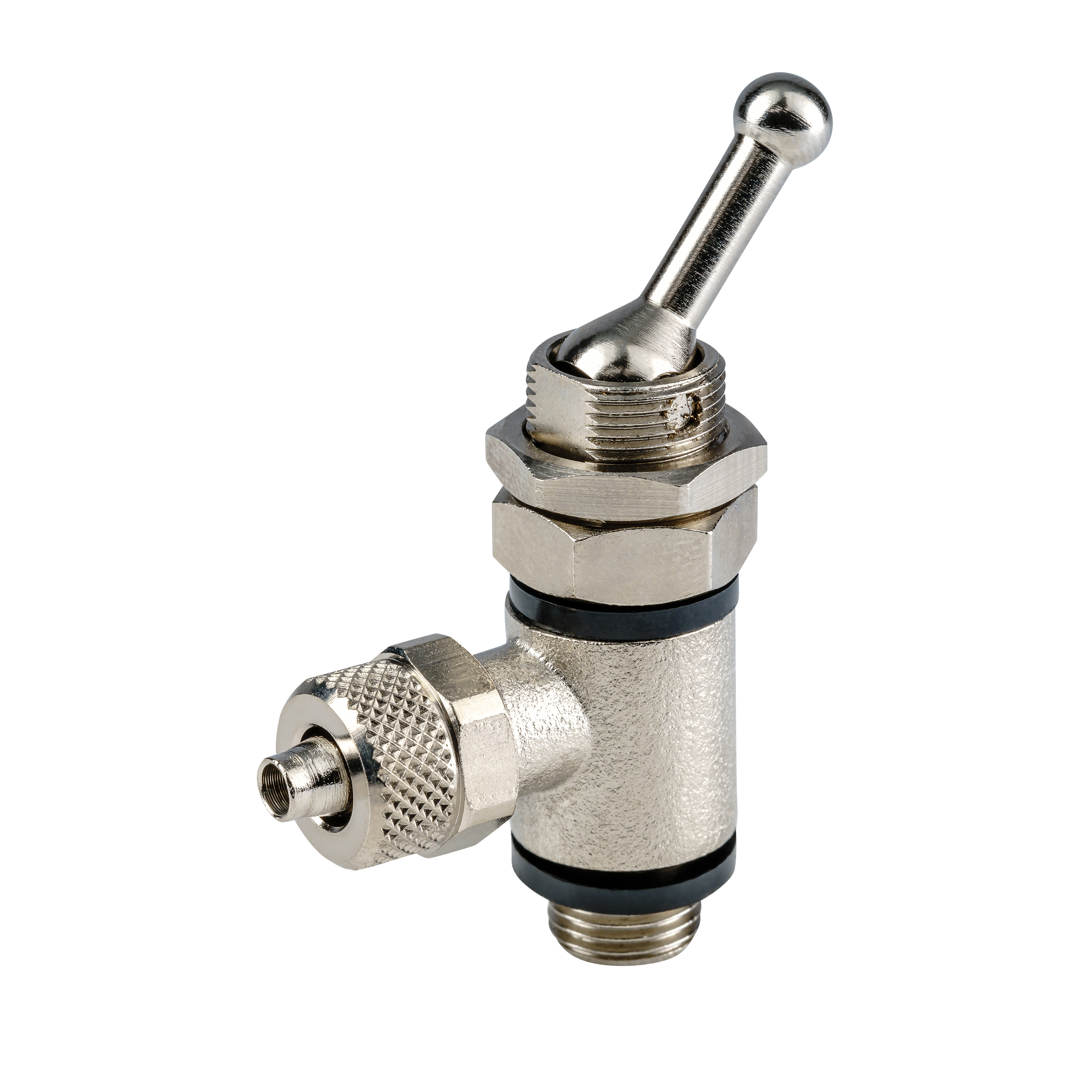 Raccord rapide enfichable, raccord de tuyau avec écrou, laiton nickelé