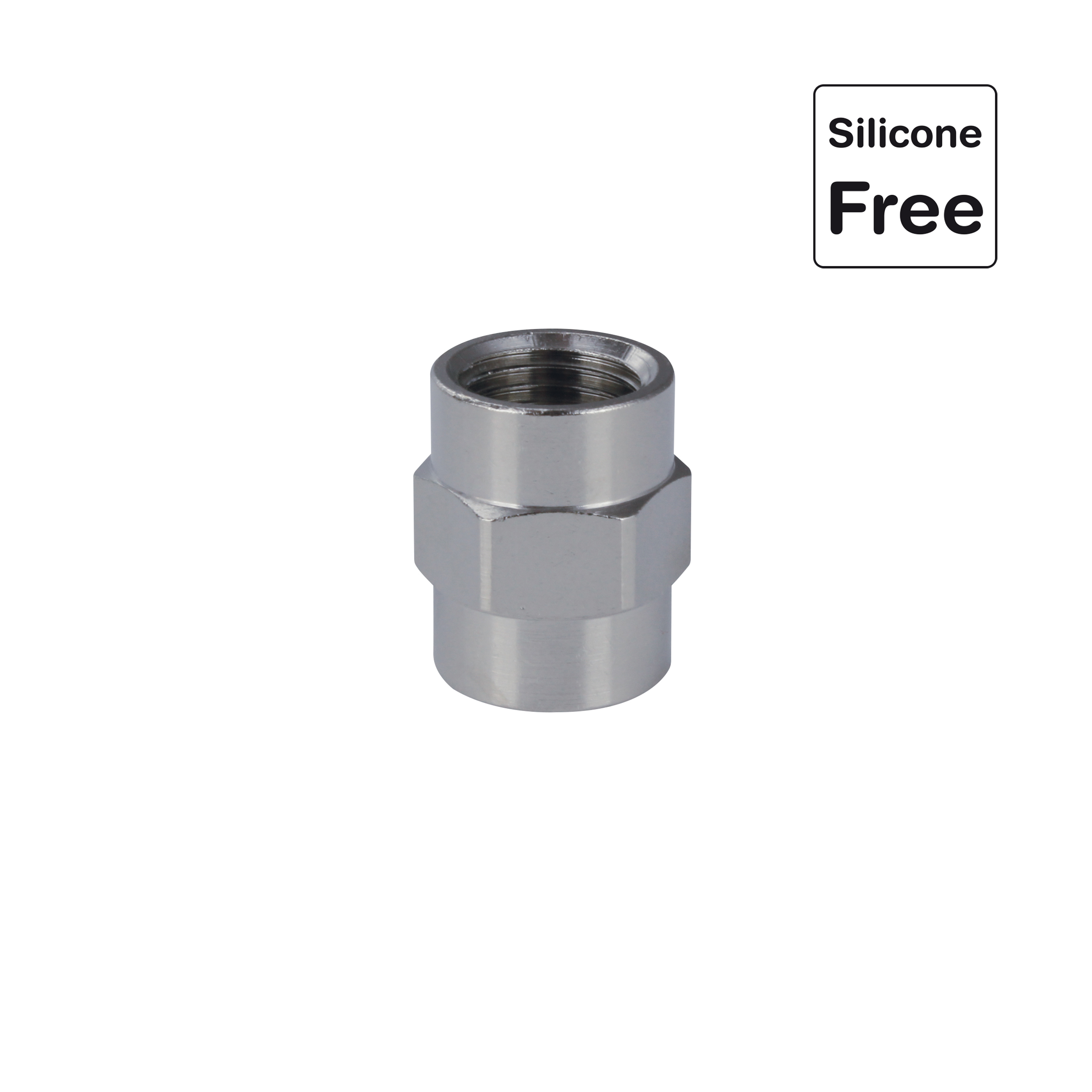 Manchon en laiton nickelé