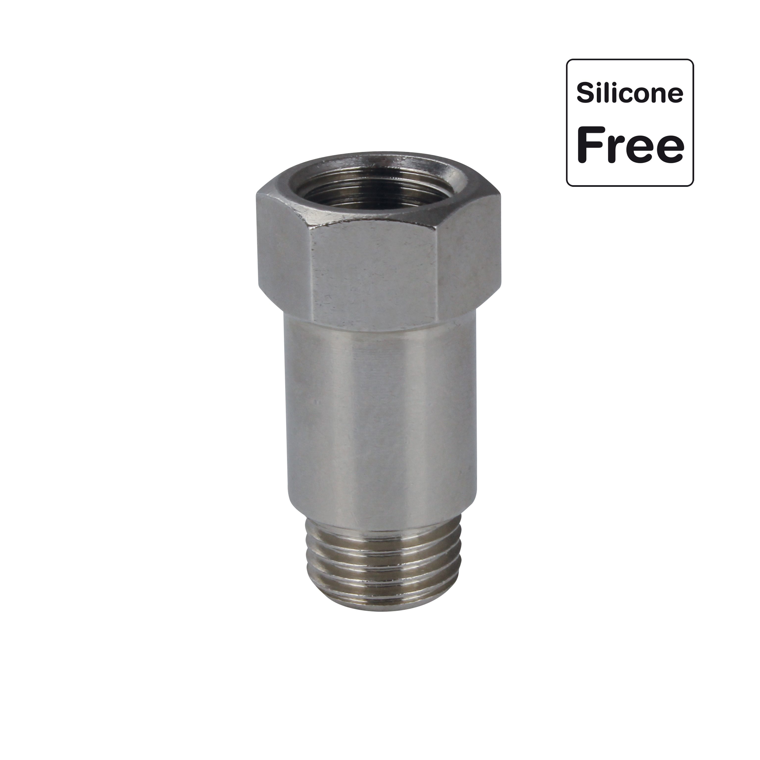 Rallonge cylindrique en laiton nickelé