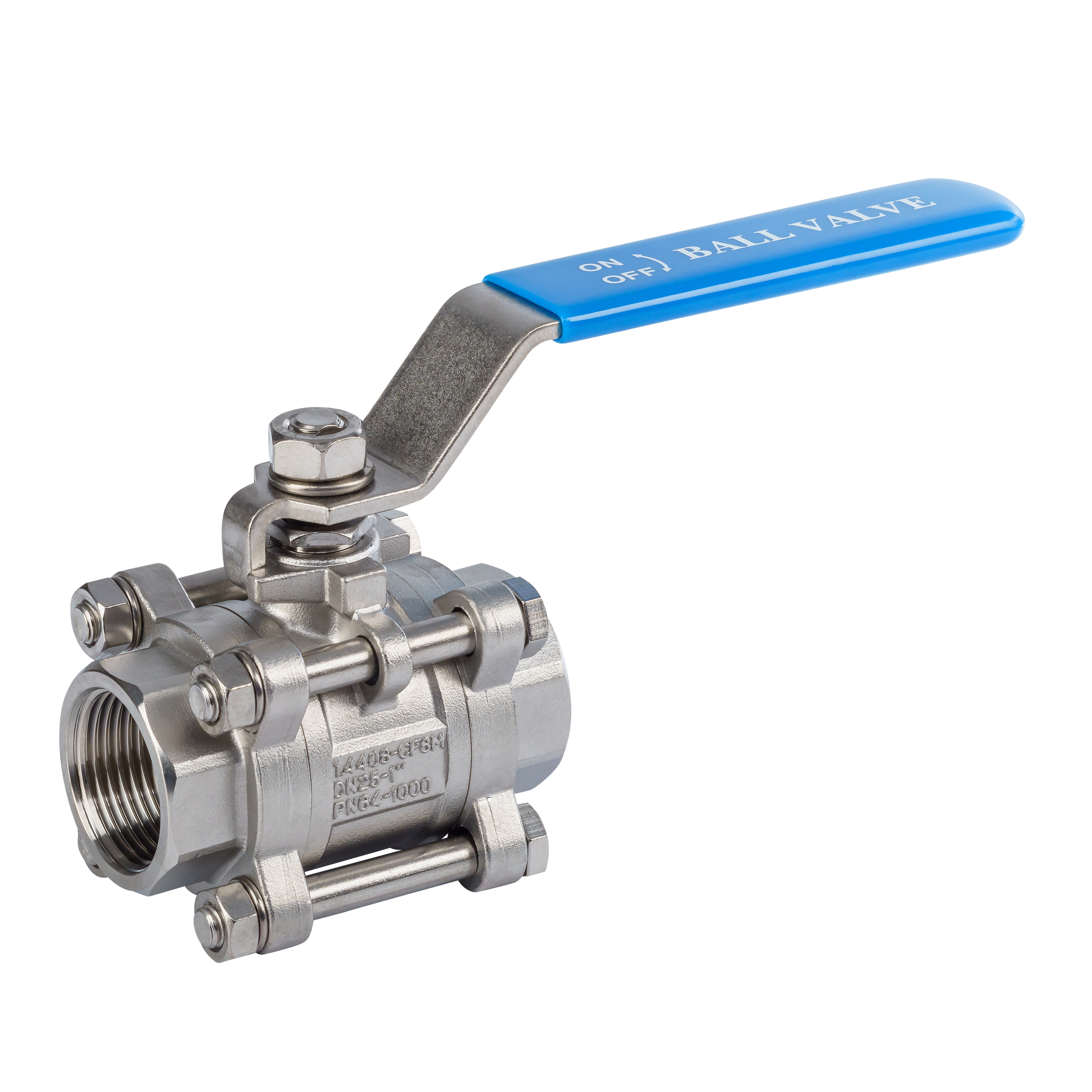 Edelstahl Kugelhahn 2/2-Wege