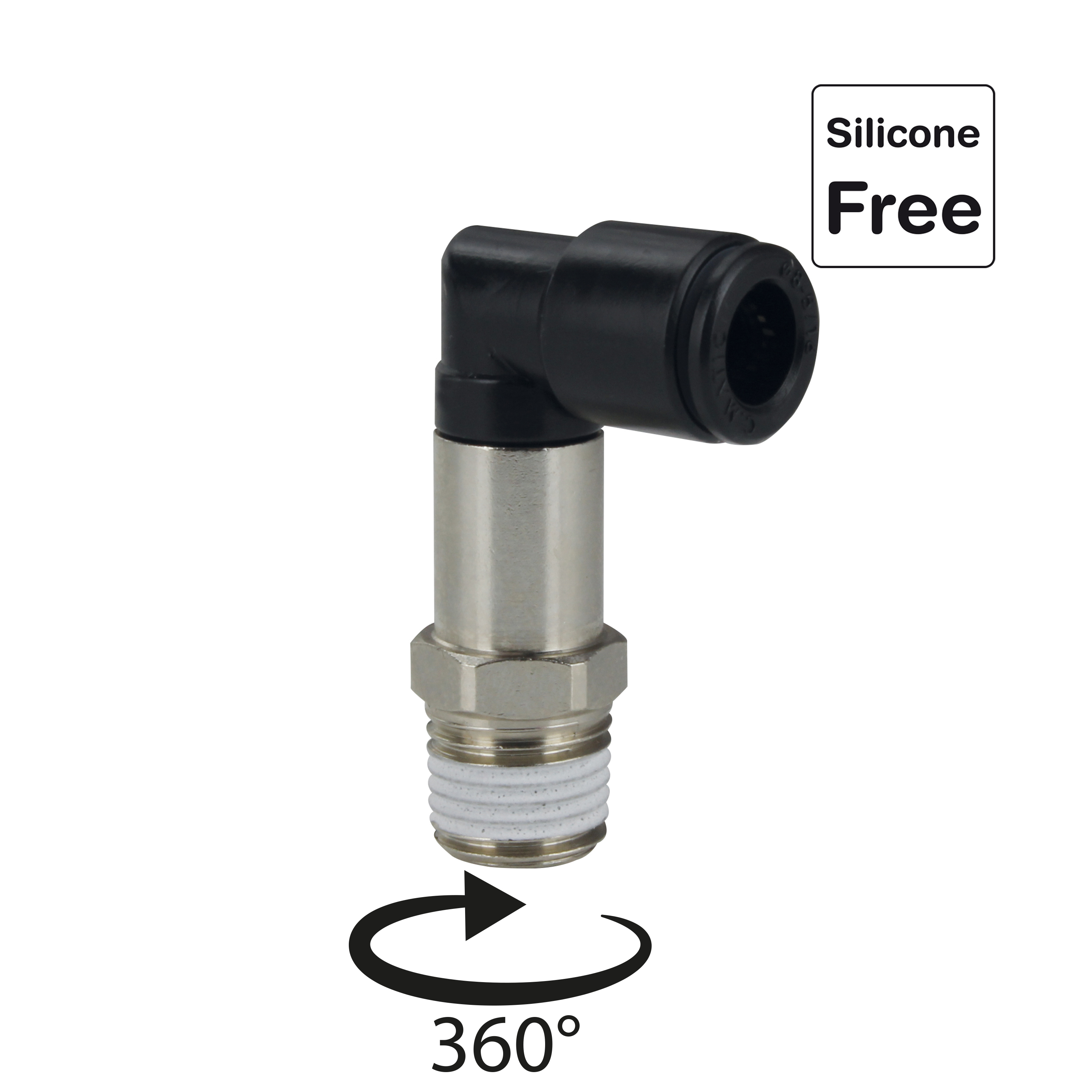 Raccord enfichable en POM plastique