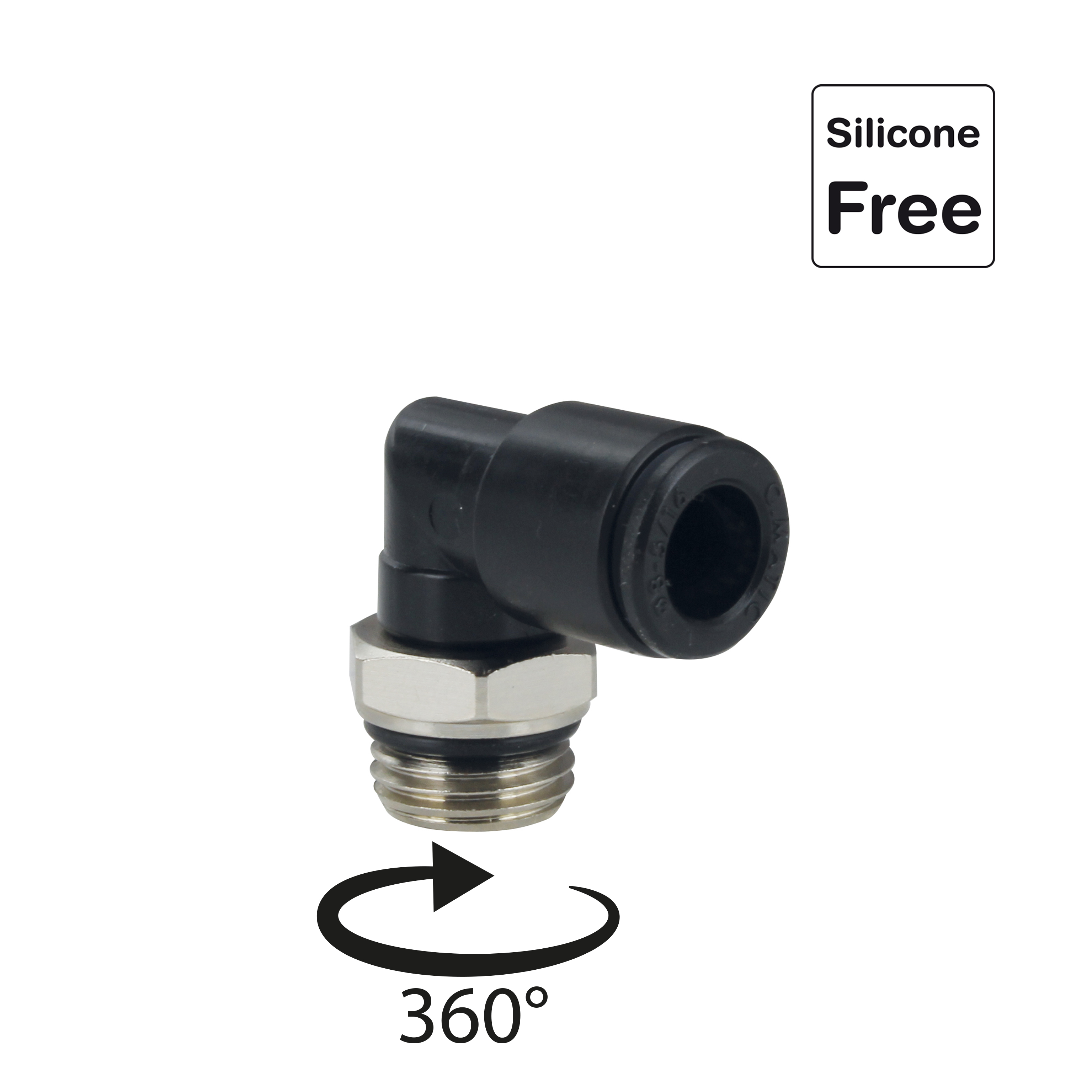 Raccord enfichable en POM plastique