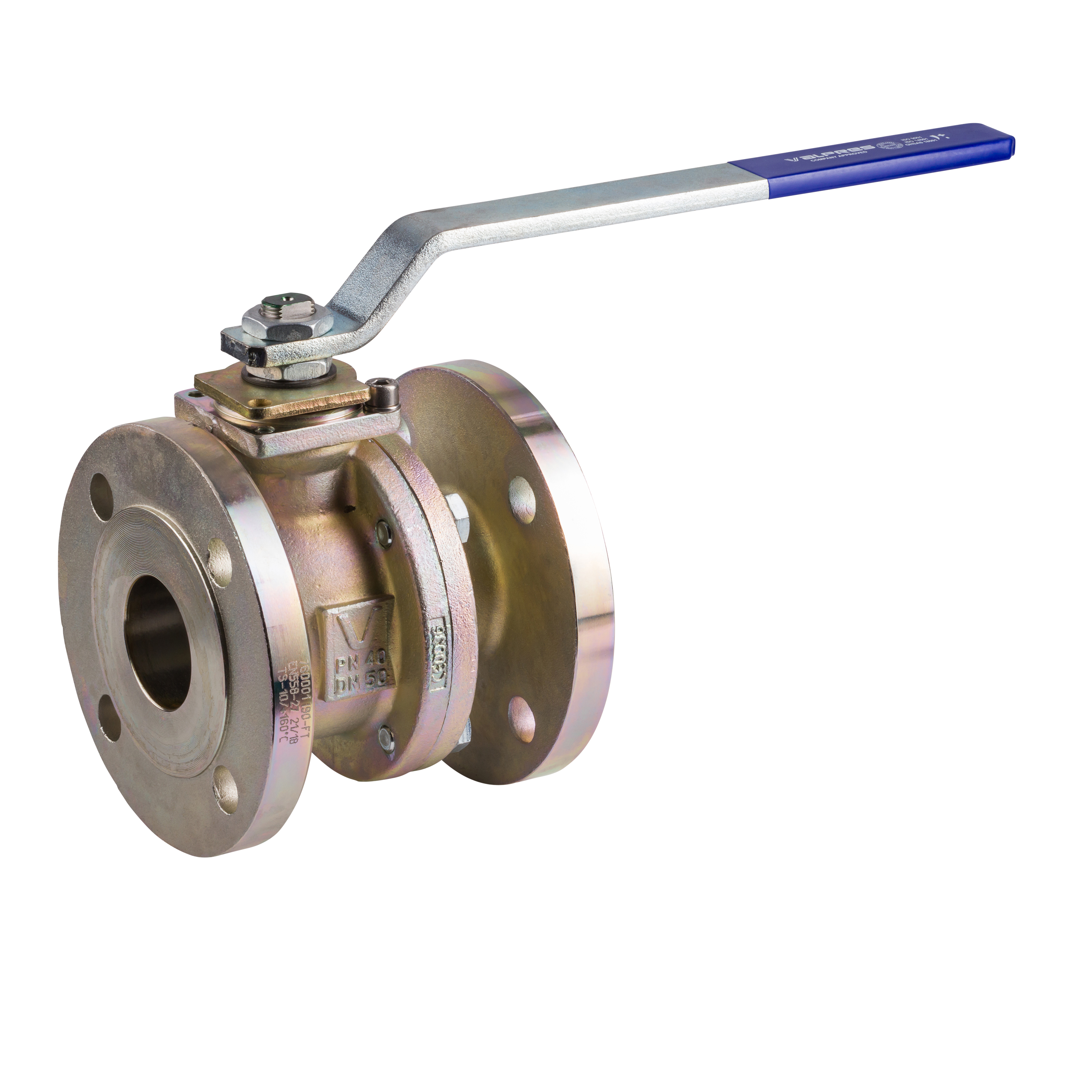 Robinet à bille à 2/2-voies à brides - fonte acier RB760001