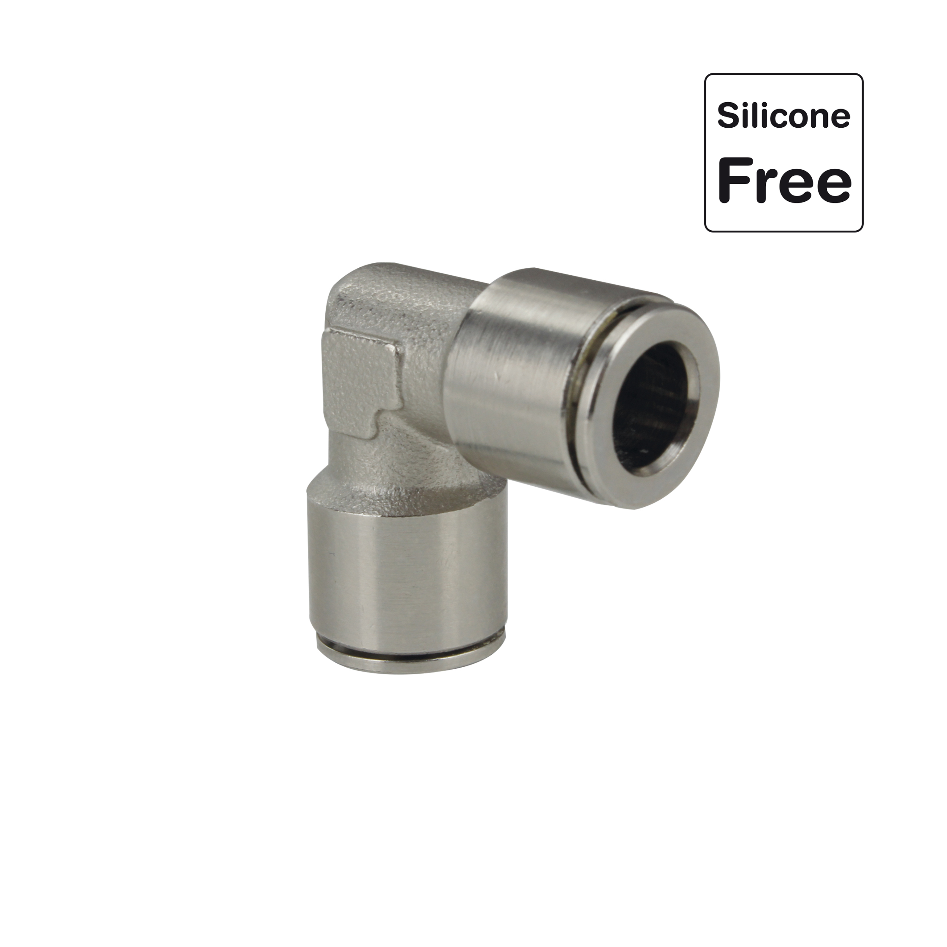 Equerre égale, laiton nickelé, raccord instantané Push-In, Trigress Armaturen AG