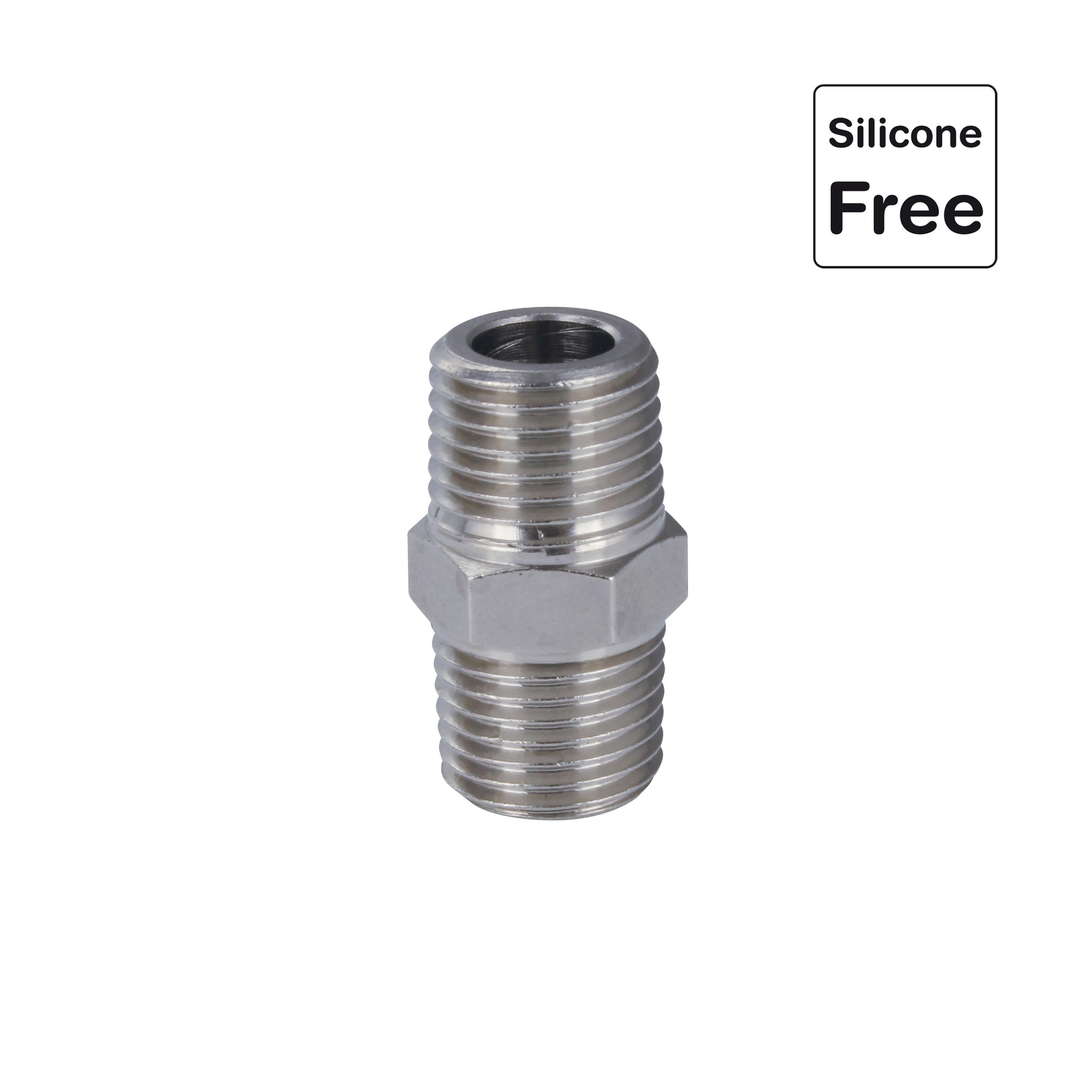 Mamelon conique en laiton nickelé