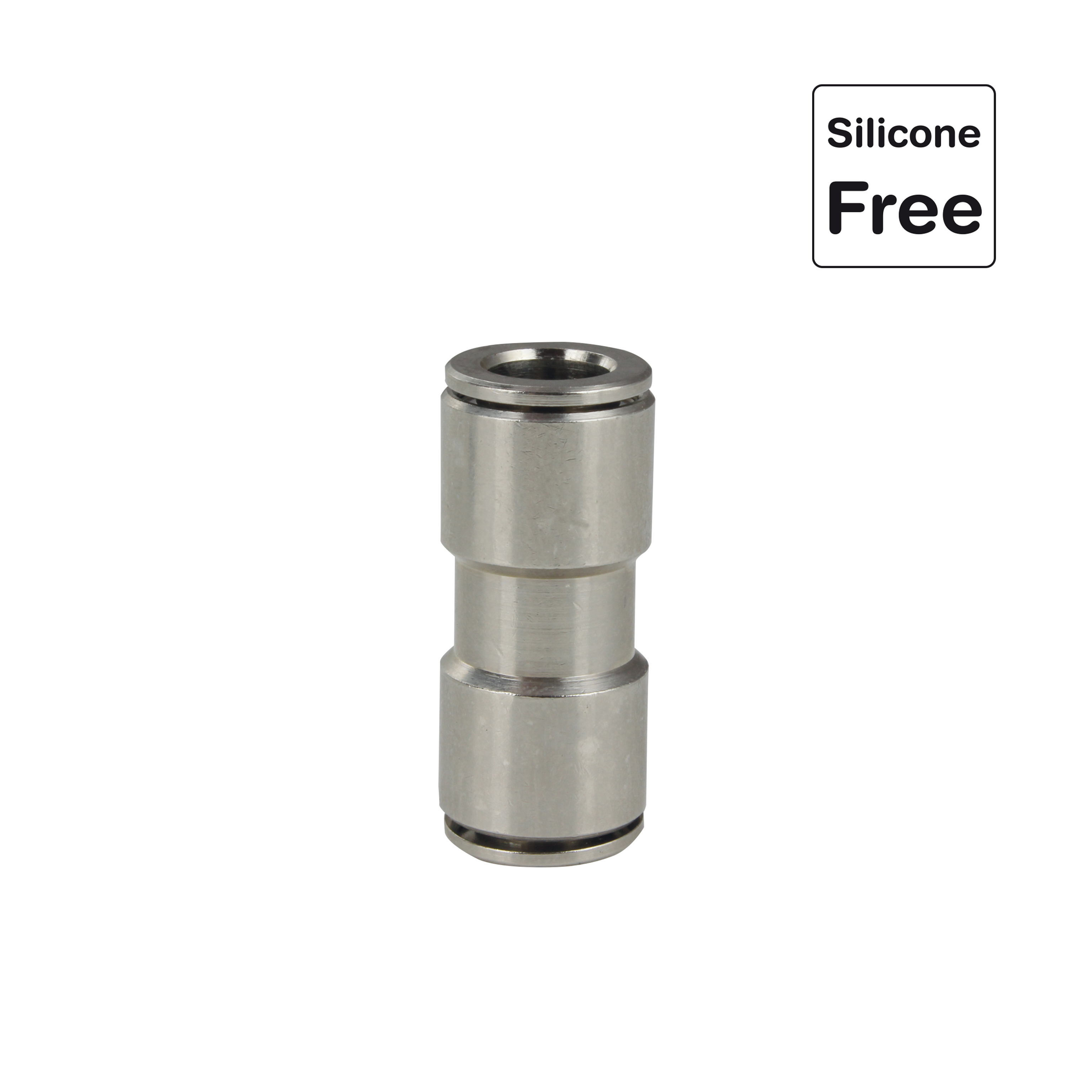 Raccord enfichable en laiton nickelé