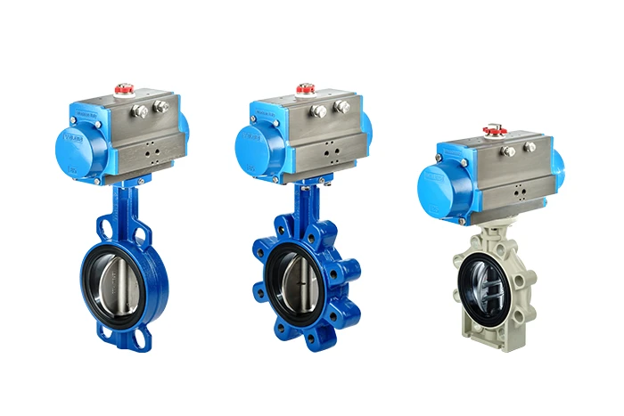 Robinet à papillon pneumatique