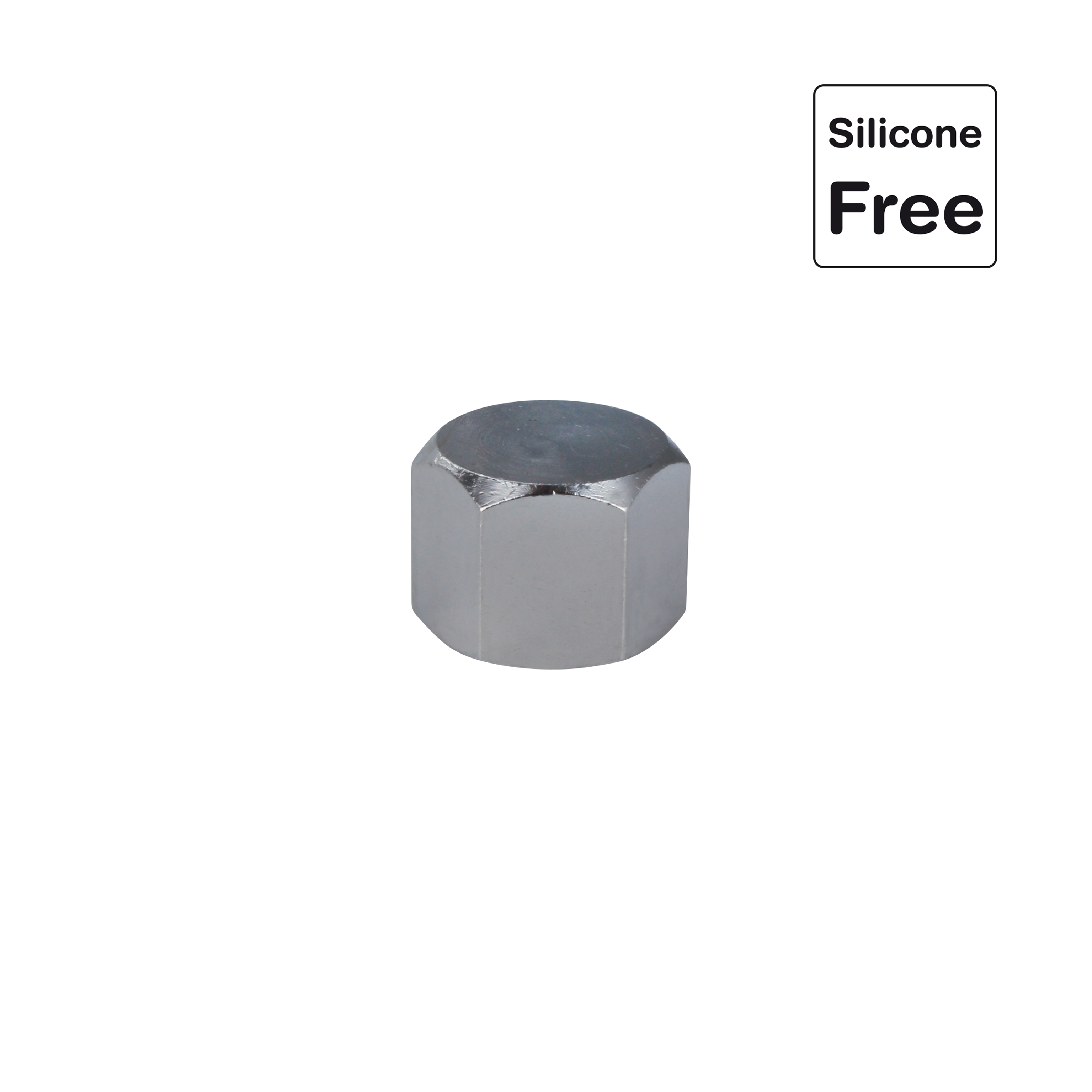 Bouchon femelle en laiton nickelé