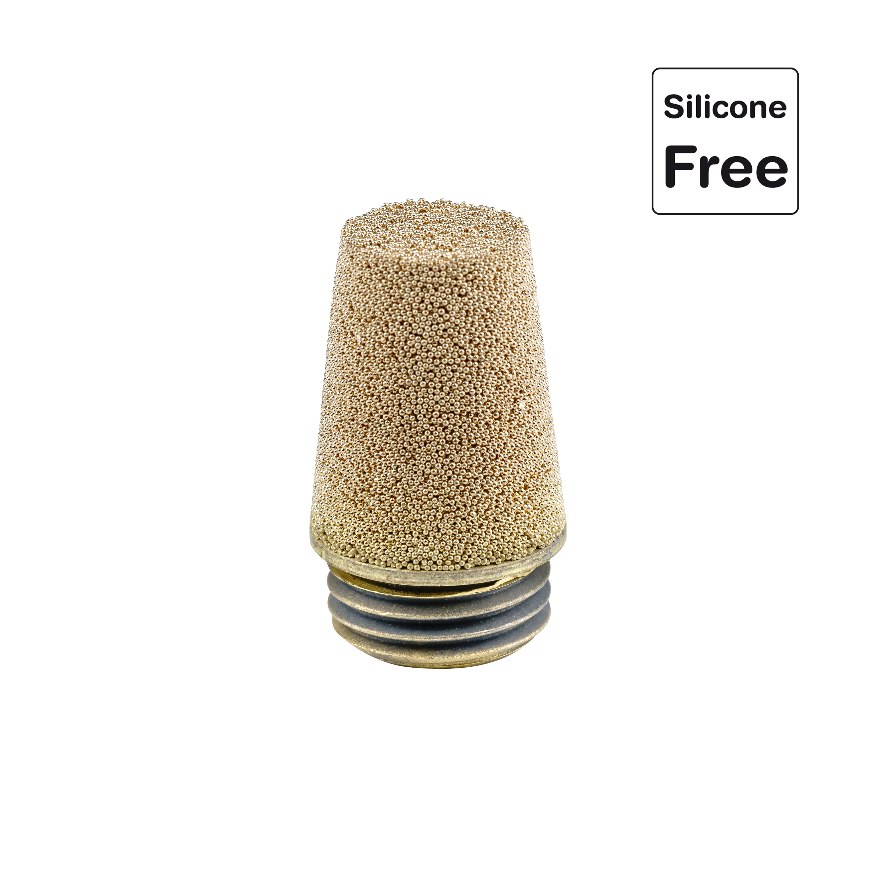 Silencieux en bronze fritté