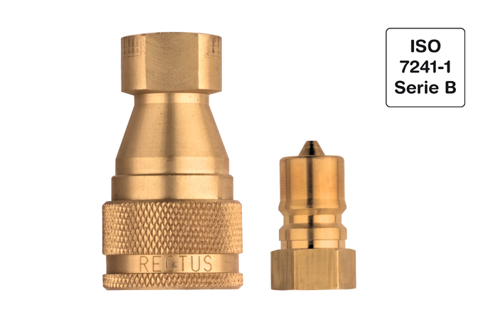 Type 70 ISO 7241-1 Serie B - DN4.3 - 20 – double obturation