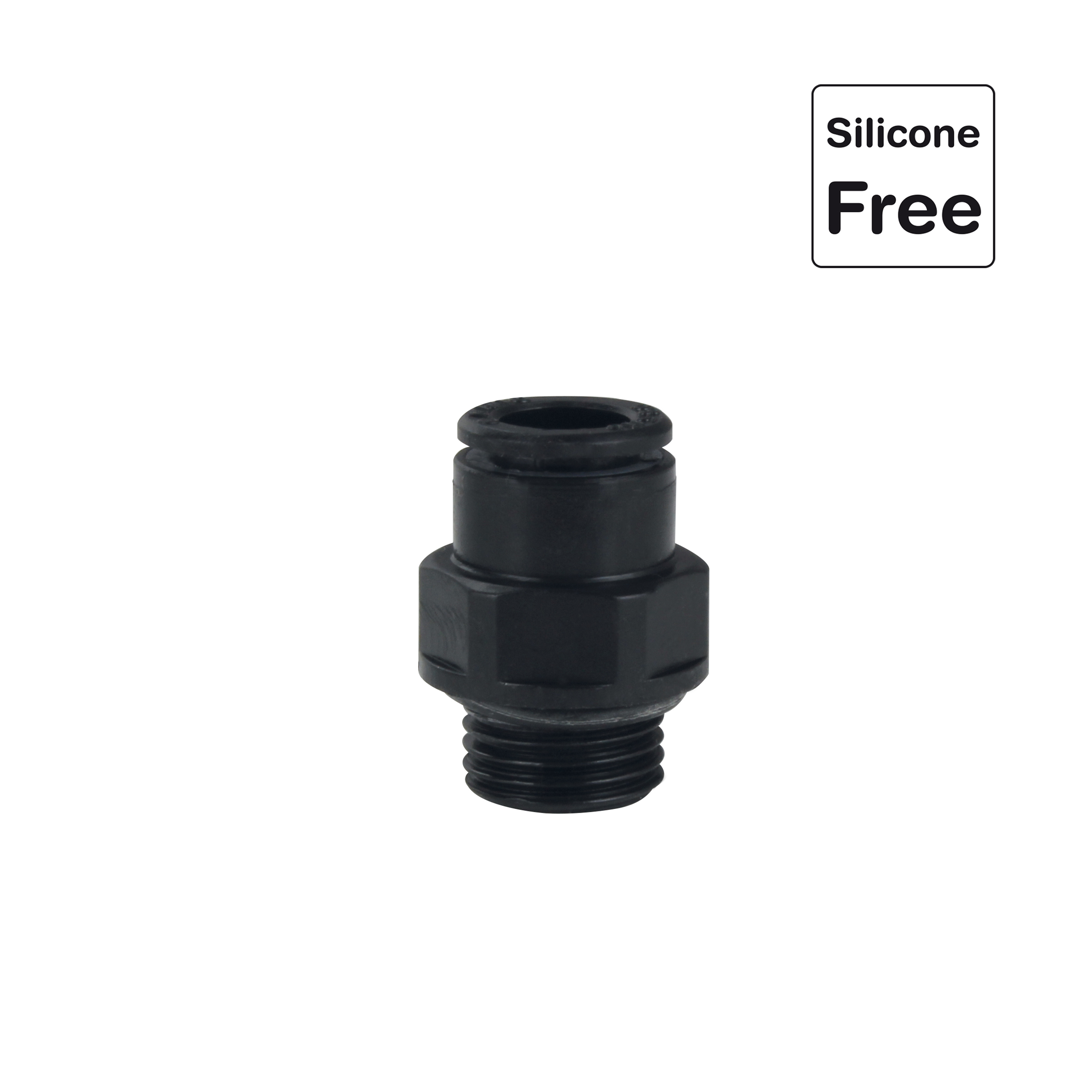 Gerade Verschraubung zyl., mit O-Ring, POM, Steckverschraubung Push-In, Trigress Armaturen AG