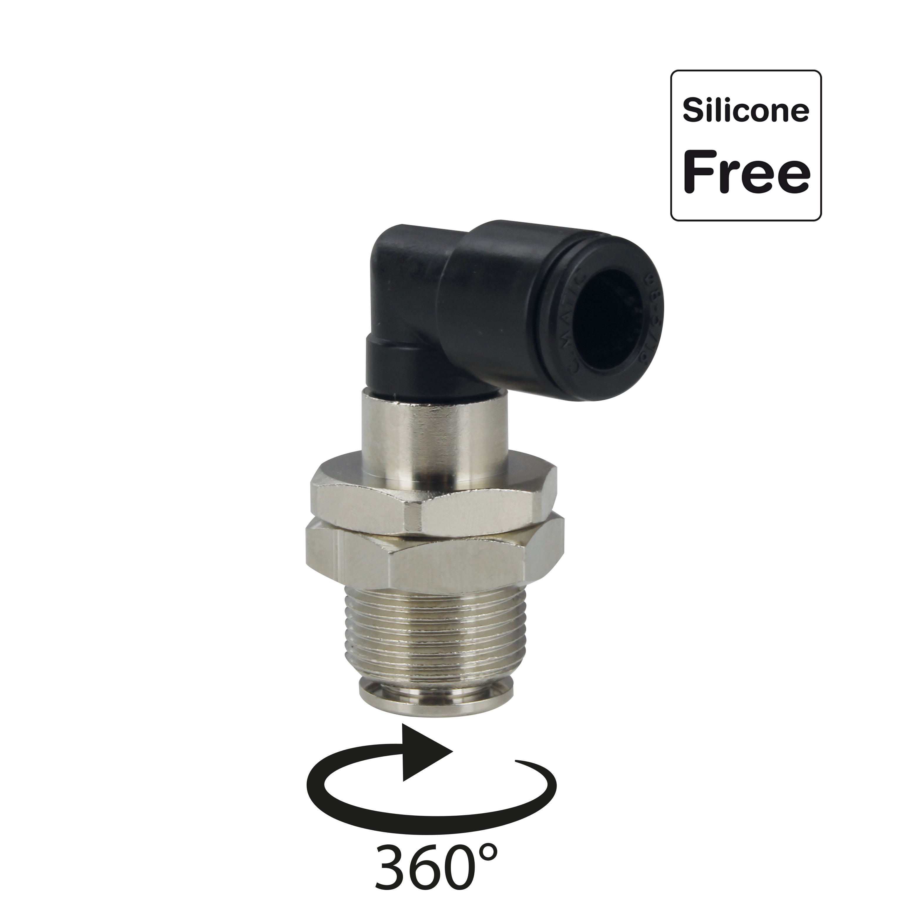 Raccord enfichable en POM plastique