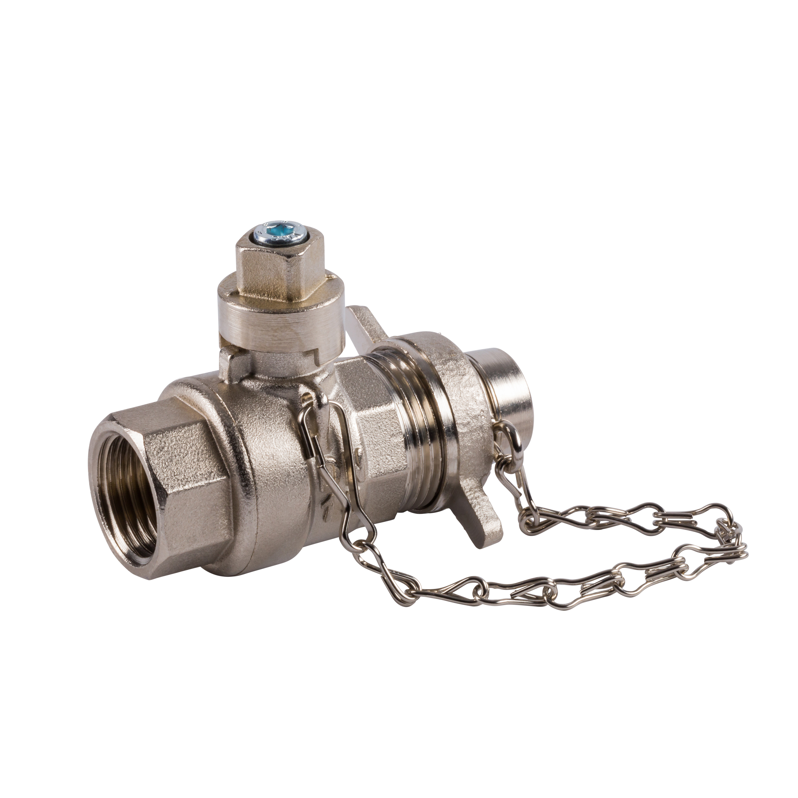 Kessel- Füll und -Entleerungshahn in Messing mit Innengewinde