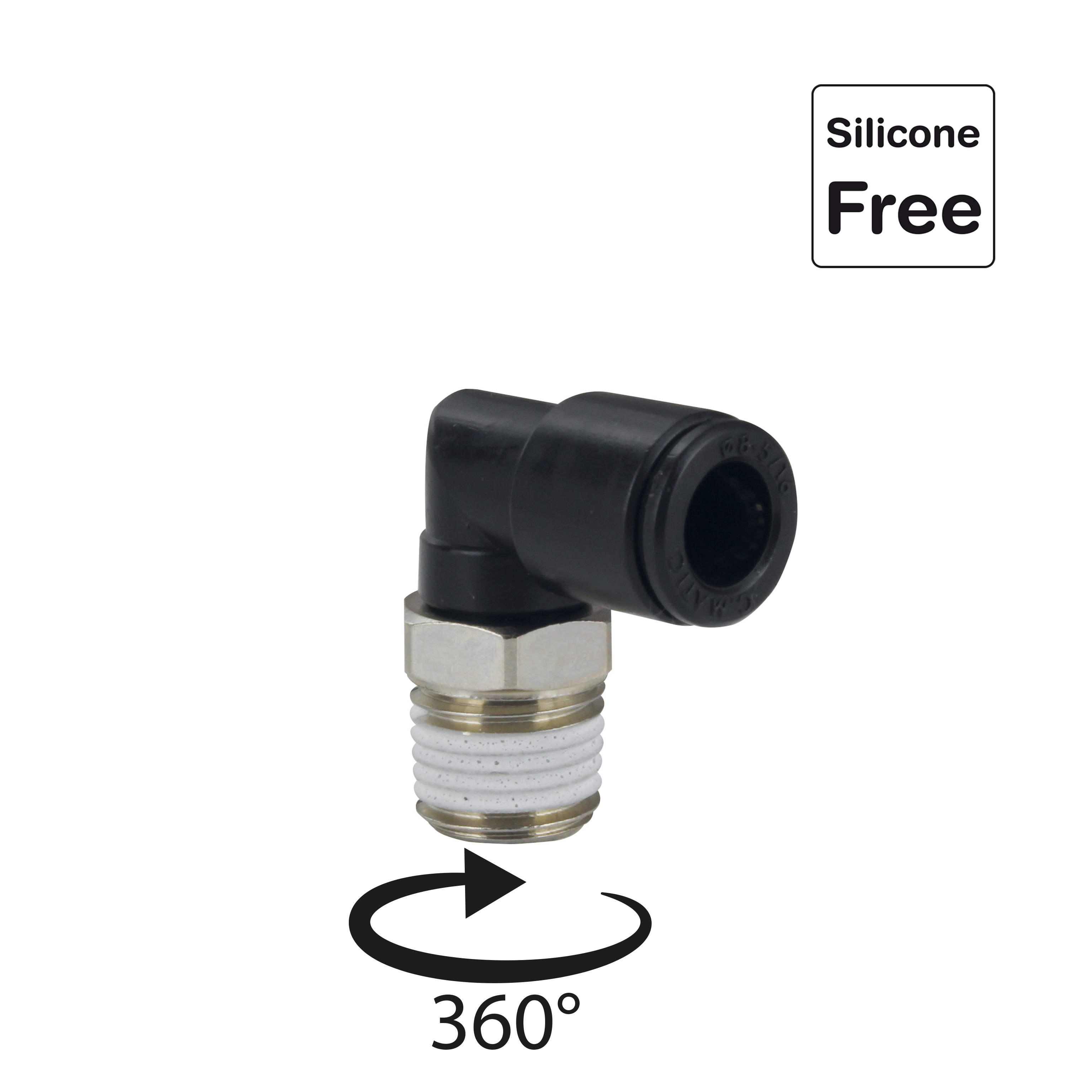 Raccord enfichable en POM plastique