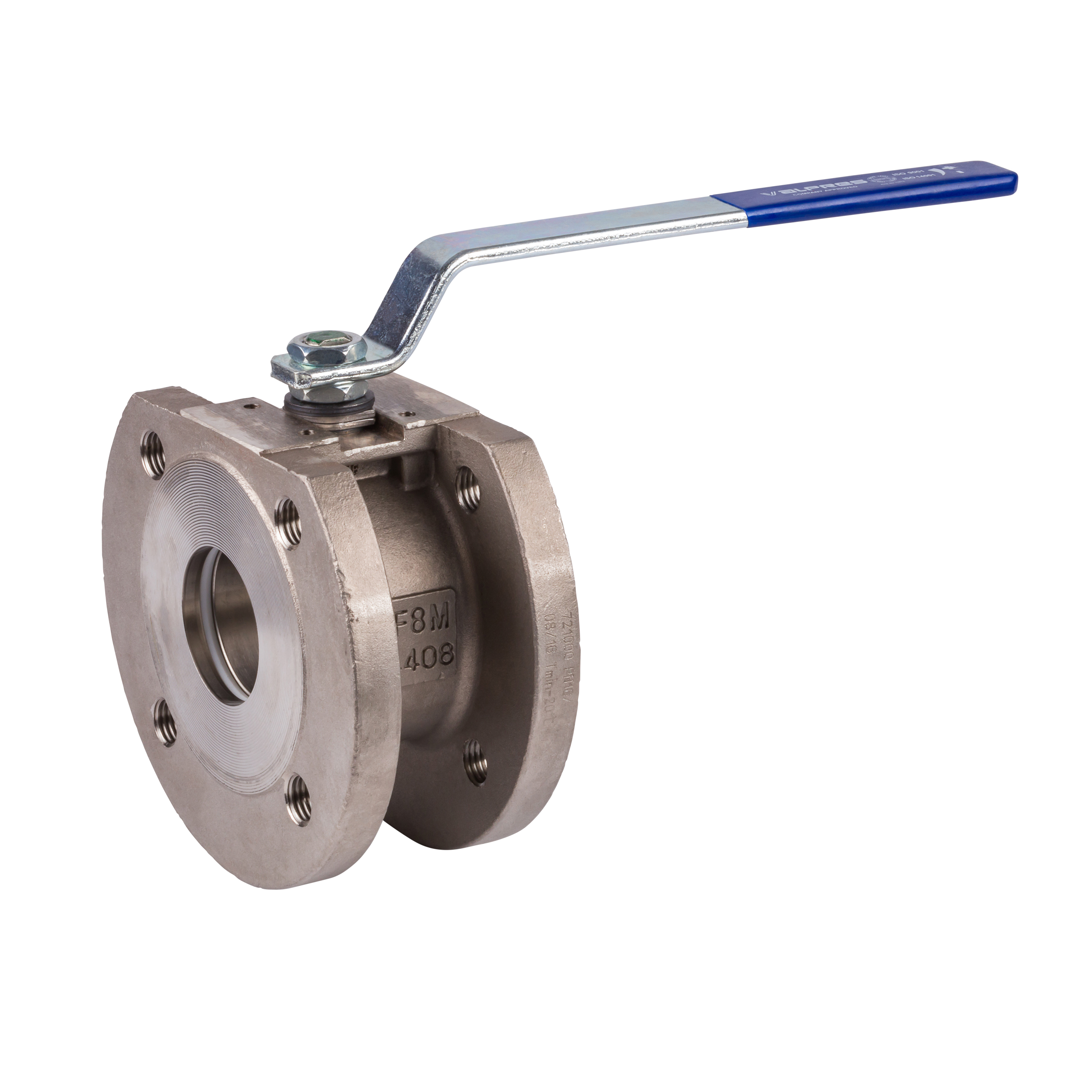 Edelstahl Kompakt-Flanschkugelhahn