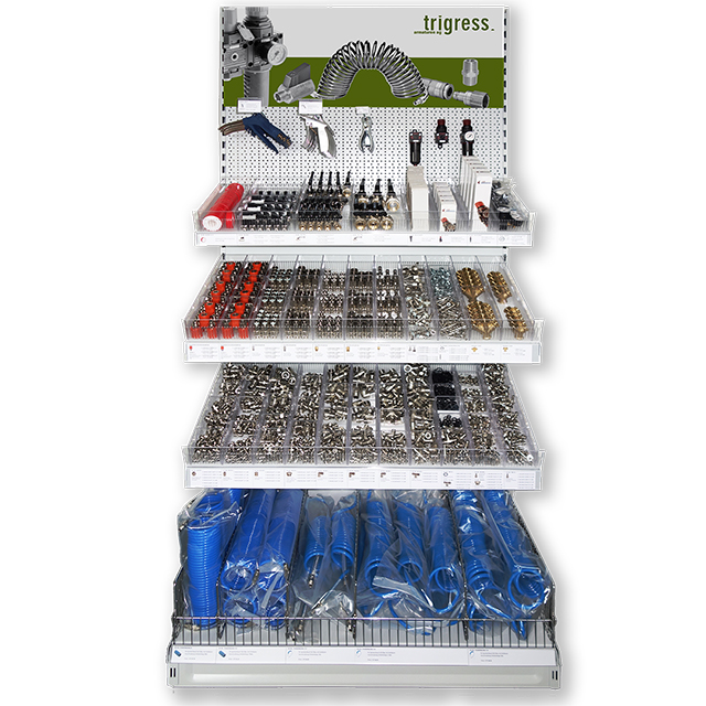 Fachmarkt Wandregal Fluidtechnik