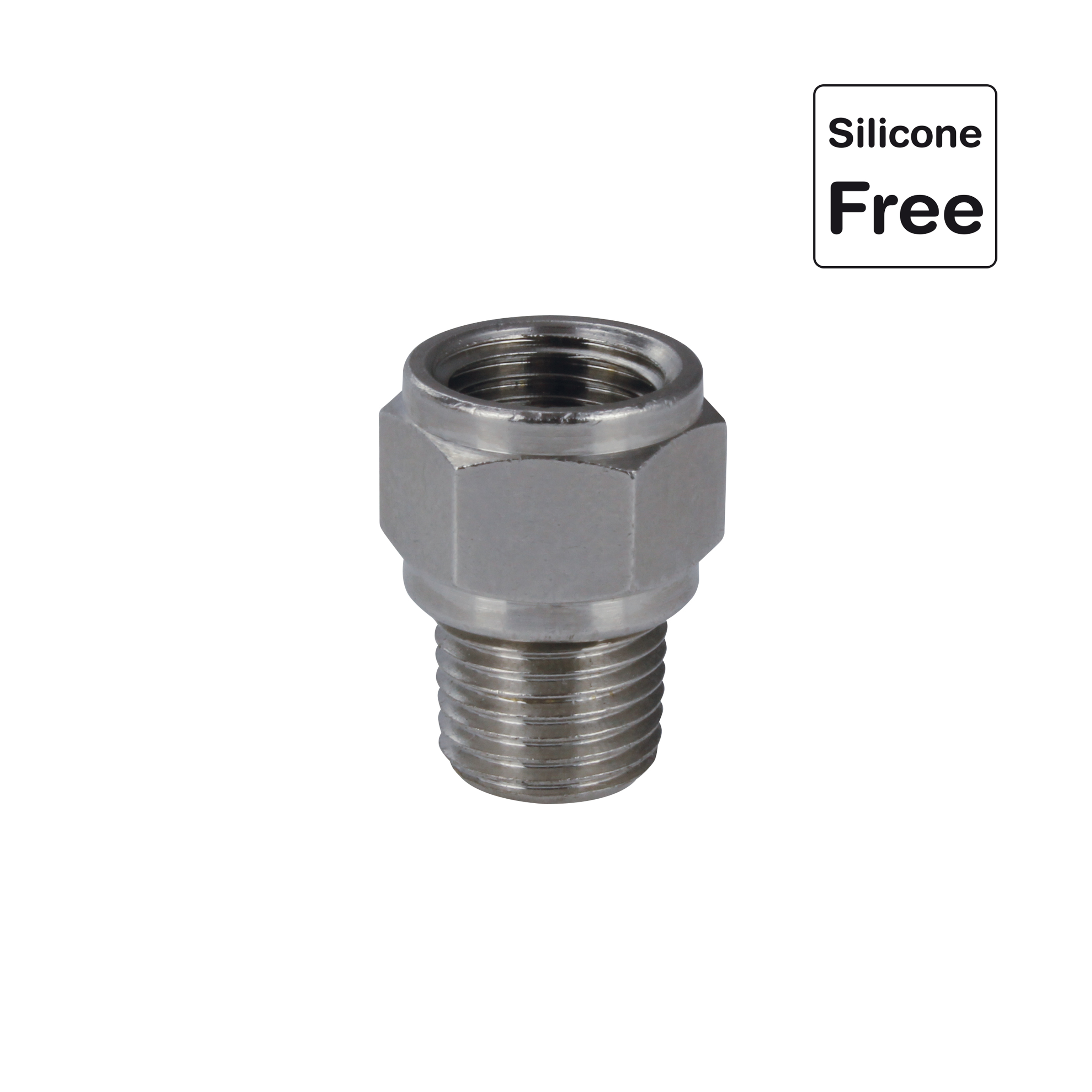 Réduction conique en laiton nickelé